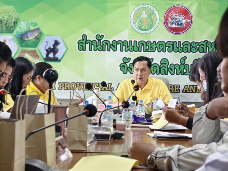 การประชุมคณะกรรมการพิจารณาดำเนินการโครงการสภาเด็กและเยาวชนจังหวัดสิงห์บุรี