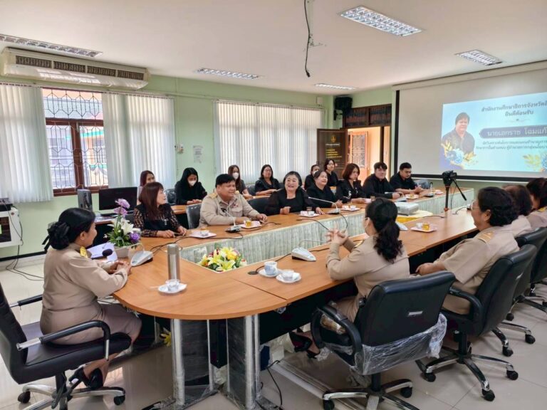 ต้อนรับคณะศึกษาดูงานจากสำนักงานศึกษาธิการจังหวัดนครสวรรค์ ณ สำนักงานศึกษาธิการจังหวัดสิงห์บุรี