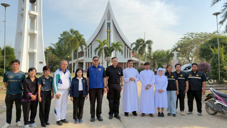 เข้าร่วมกิจกรรมการเเข่งขันกีฬาสี ประจำปีการศึกษา 2568 ของโรงเรียนพระกุมารเยซู สิงห์บุรี